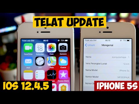 Telat update iOS 12.4.5 di iPhone 5s Jadul Ex Resmi iBox