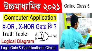 HS Computer Application Suggestion 2021 (WBCHSE) X-OR , X-NOR Gate | Truth Table & Logical Diagram