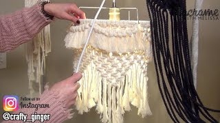 Beginner Macrame Project: Lighted Macrame Lantern Tutorial