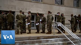 National Guard Troops Arrive in DC Prior to Biden Inauguration