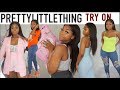 HUGE PRETTY LITTLE THING TRY ON  HAUL | LISAAH MAPSIE