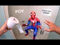 LATE FOR TOILET ( POV Broke Into Spider-Man House )