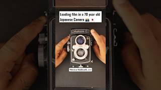 Loading film in a 70 yr old Camera, the Yashica D