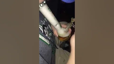When u have no water so you have to use beer