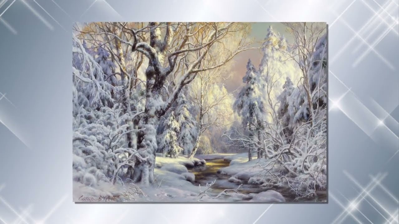 Artist Mikhail Satarov.  Winter Landscapes