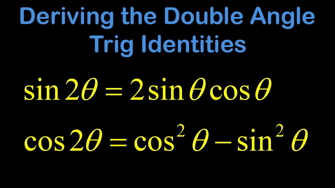Derive The Double Angle Identities From The Sum And Difference cos-2x-cos-x-1-0-double-angle-equations-and-identity-edexcel-gcse