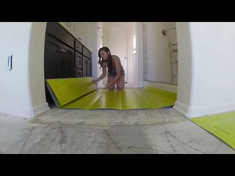 How to Layout Underlayment S1E12 | DIYwithLaurenK