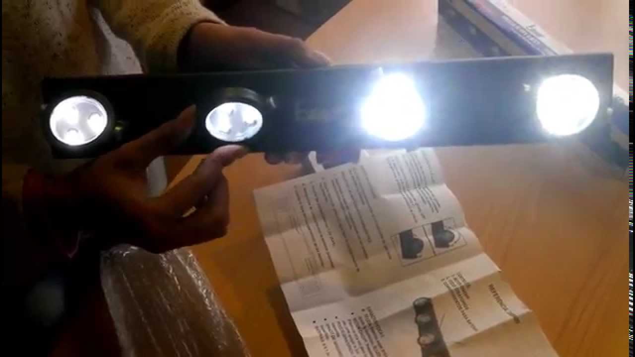 REGLETA DE LEDS 4 FOCOS CON PILAS