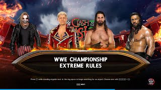 WWE 2K23 Roman Reigns vs Seth Rollins vs Cody Rhodes vs Bray Wyatt