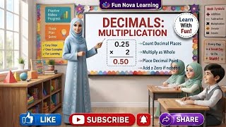 Multiplication of Decimals ✨ | Easy Step-by-Step Math Lesson
