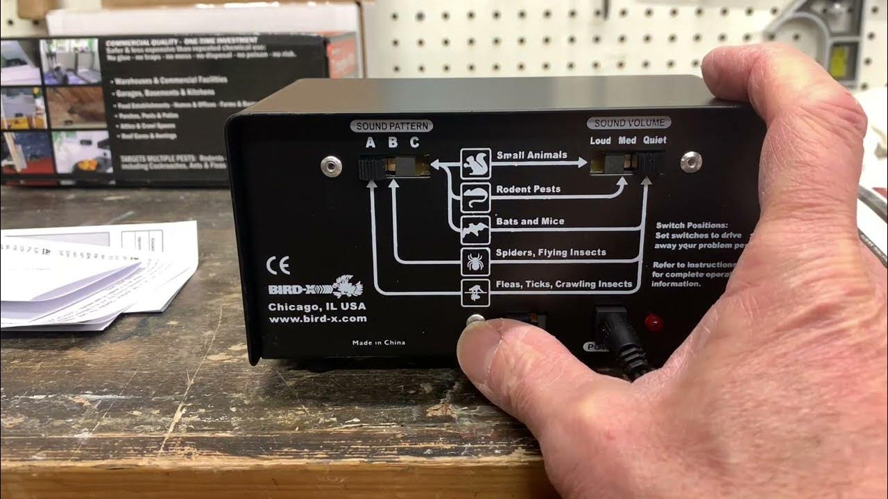Review BirdX Transonic Pro AllPest Repeller Audio Test YouTube