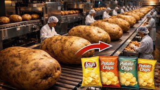 Inside a Modern Potato Chip Factory: From Whole Potatoes to Perfectly Crispy Snacks (Full Process)