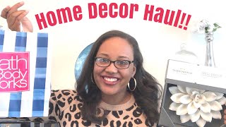 QUICK HOME DECOR HAUL!! (Ross, Target \& Bath and Body Works)