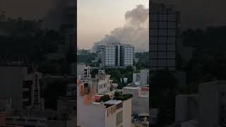 בניין הערוץ הרשמי של המשטר באיראן הופצץ.