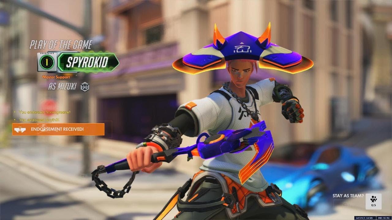 Mizuki Perk Glitch and POTG - Overwatch_20260212222502 - YouTube