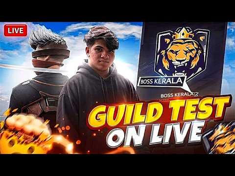 BOSS KERALA GUILD TEST 🔴 in live🔴#freefire
