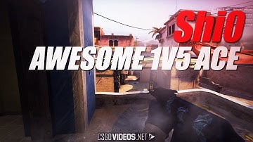 Awesome 1v5 Ace by Shi0 on Mirage [Community Video] | CS:GO