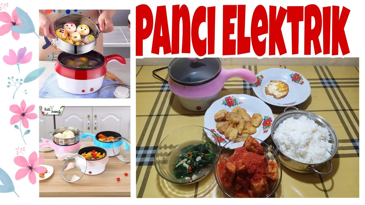 Panci Elektrik Keramik ll Masak banyak pakai Panci Elektrik