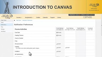 How to Change Email Settings and Notifications in Canvas