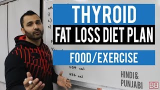 THYROID Fat Loss Diet Plan! (Hindi / Punjabi)