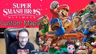 UberHaxorNova Plays Super Smash Bros Ultimate - Custom Maps