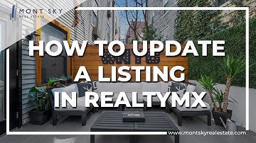 How to Update a Listing in RealtyMX