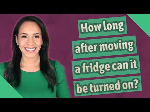 वीडियो: परिवहन के बाद आप कितने समय तक रेफ्रिजरेटर चालू कर सकते हैं: विशेषज्ञ सलाह