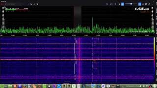 Repeating Tones And Beeps on 6.935 MHz USB
