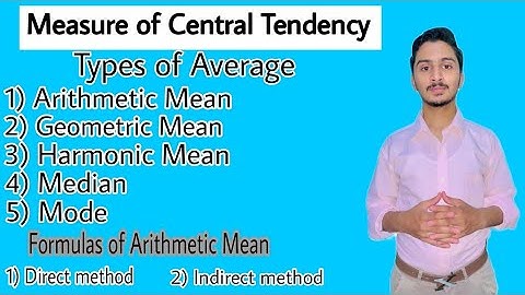 Measure of central tendency : sher muhammad choudhary part 1 : chapter#3