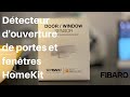 FIBARO détecteur d'ouverture de portes et de fenêtres compatible HomeKit (iPhone /iPad)