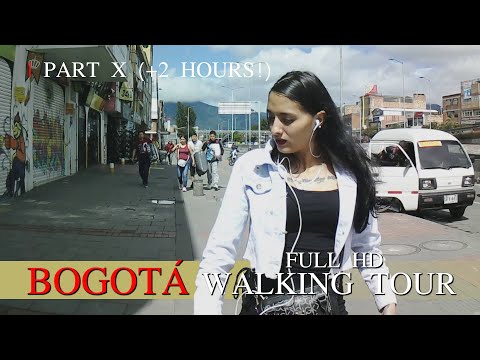 BOGOTÁ, COLOMBIA: FULL HD WALKING TOUR (+2 HOURS) JUL 2022 | PART 10 (AUTOPISTA SUR-CENTRO MAYOR)