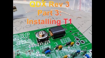 QDX Rev 3 Build [Part3]: Winding and Installing T1 READ THE DESCRIPTION