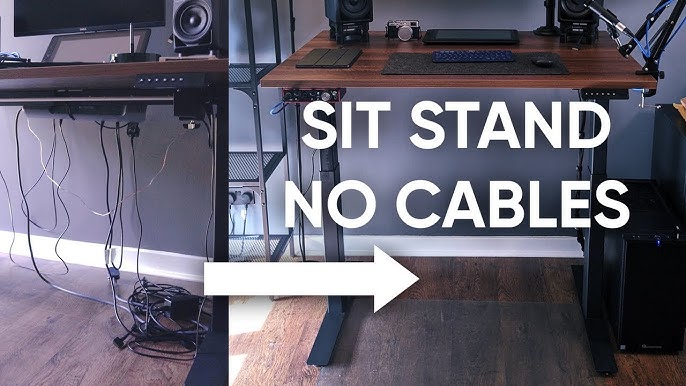 Standing Desk Cable Management for Video Editors — Becki and Chris