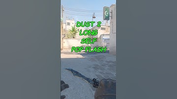Dust 2 Long Self Pop Flash #cs2 #counterstrike #cs2dust2 #dust2flash  #gaming #cs2update #cs2skins