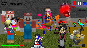 Axl Basics in Creations and Destroyers but something is different Horror version [Baldi Mod]
