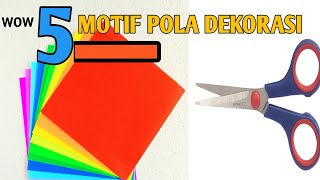 5 ide kreatif dekorasi-how to make decoration-paper craft