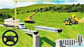 Bridge Construction River Road: 2019 Builder Games / Android & iOS Gameplay - HD screenshot 1