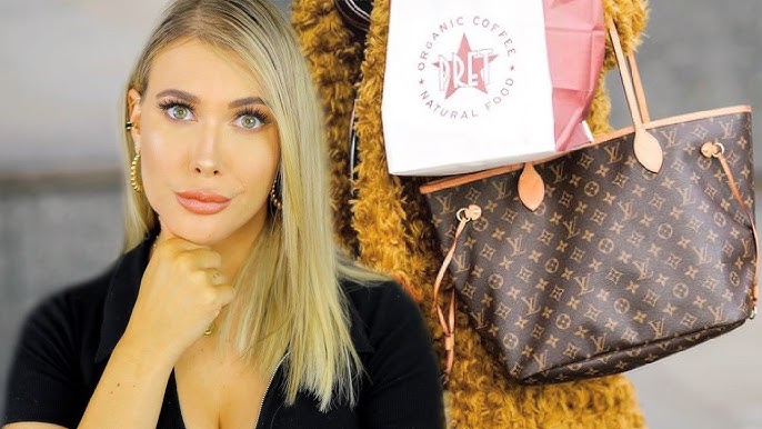 WHAT'S INSIDE MY WORK BAG  LOUIS VUITTON NEVERFULL MM AFFORDABLE! 