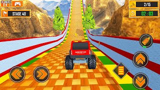 Monster Truck Game Impossible Car Stunts 3D - 4x4 GT Truck Race Driver - Android GamePlay #4 screenshot 2