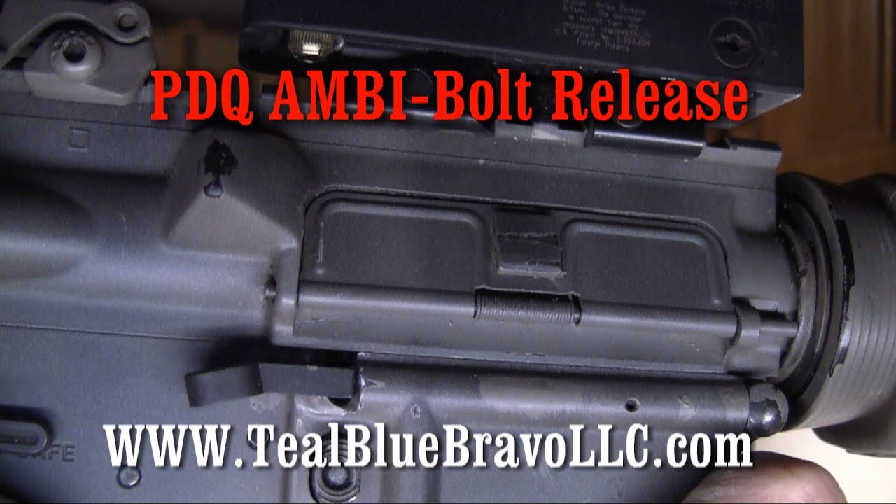 PDQ Ambidextrous Bolt Release: Magpul Eat Your Heart Out. games people play