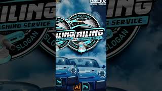 car detailing logo design tutorial get your logo design #illustration #logo #car #car #detailing