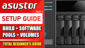 Asustor NAS SETUP GUIDE - Build, Initialize, Pools, Shares, GUI