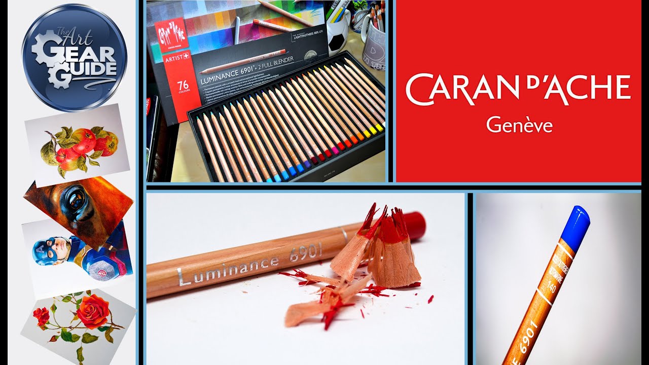 TESTING the MOST EXPENSIVE COLORED PENCILS!? // Caran D'ache Luminance  Pencils 