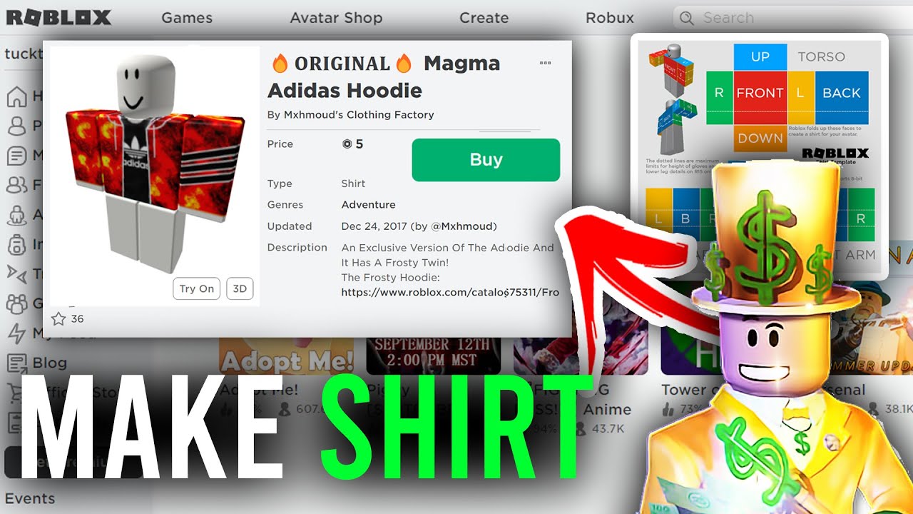 How to make clothes on Roblox - Charlie INTEL