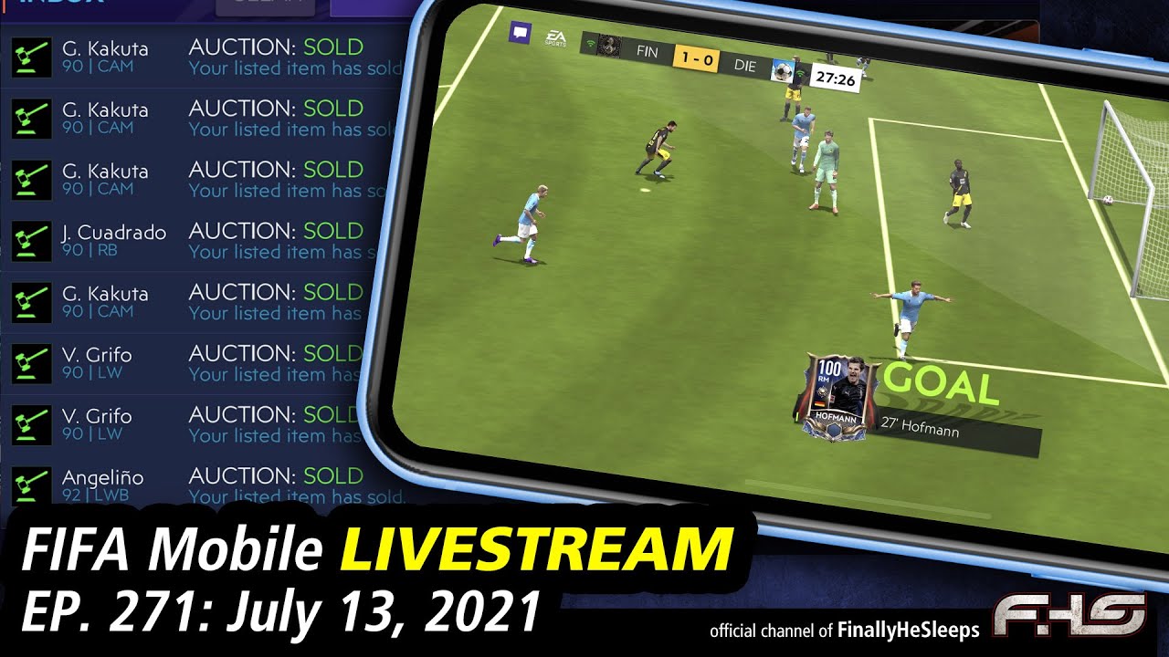 MASTER FISHING | They are STILL selling! | FC Mobile (FIFA) Twitch Stream Ep.271 (2021-07-13)