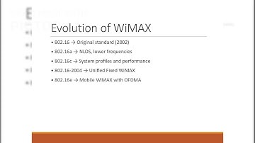 WiMAX also known as Wireless Broadband