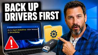 How to Export All Drivers Before Reinstalling Windows