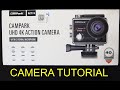 Review & Complete Tutorial For Campark ACT74  Xtreme I+ UHD 4K Cheapest 4K Action Camera vs GoPro