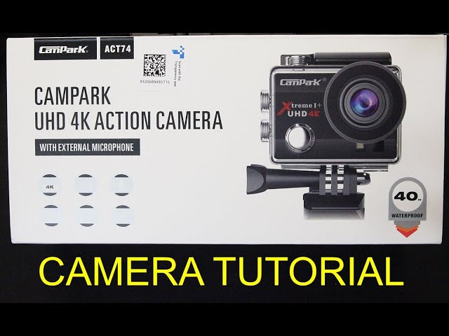 Caméra Cooau 4K, la caméra d'action avec micro externe - Caméras