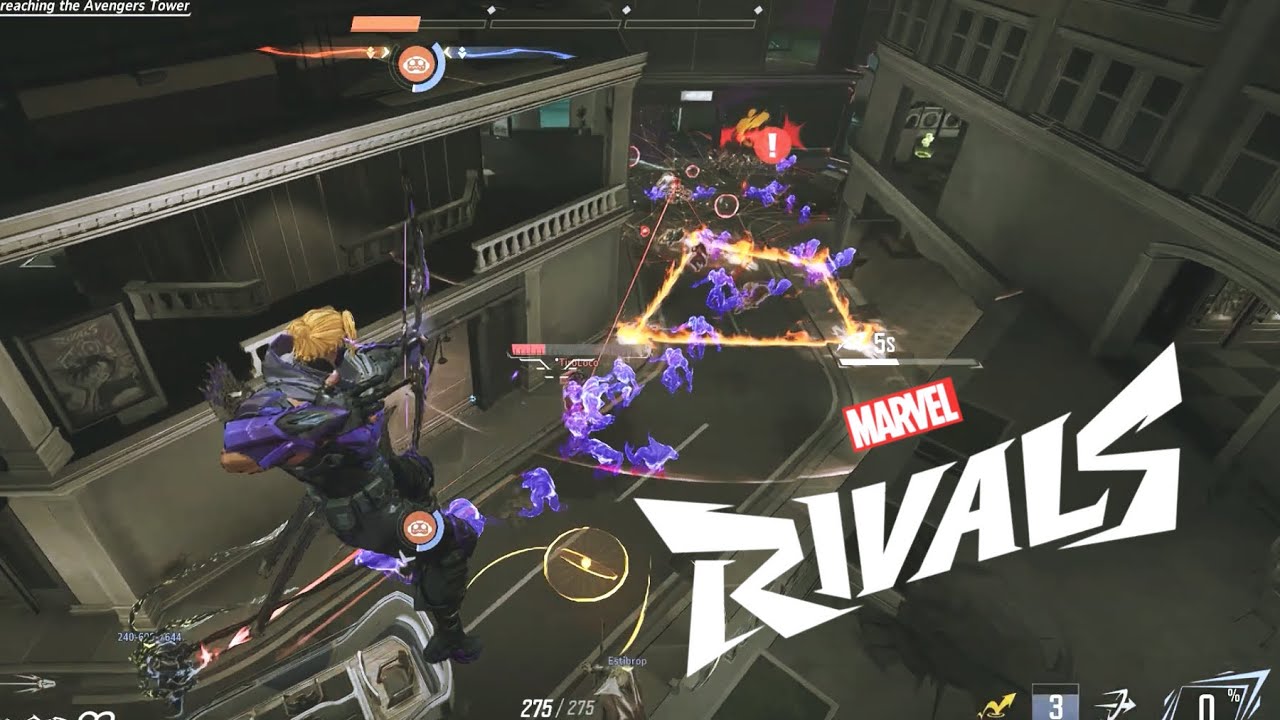 [Marvel Rivals] Hawkeye's Non Stop Shooting and the Thor's Never Stop ...